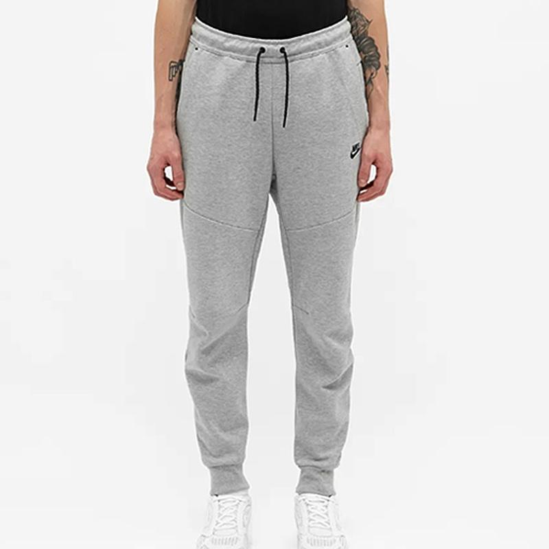 Nike Однотонный комплект Ноги Спорт Длинные брюки светло-серый Мужские CU4495-063