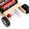 Wireless RC Vehicle Model Creative Model Toy Wooden Assembly Solar Remote Control Car for School