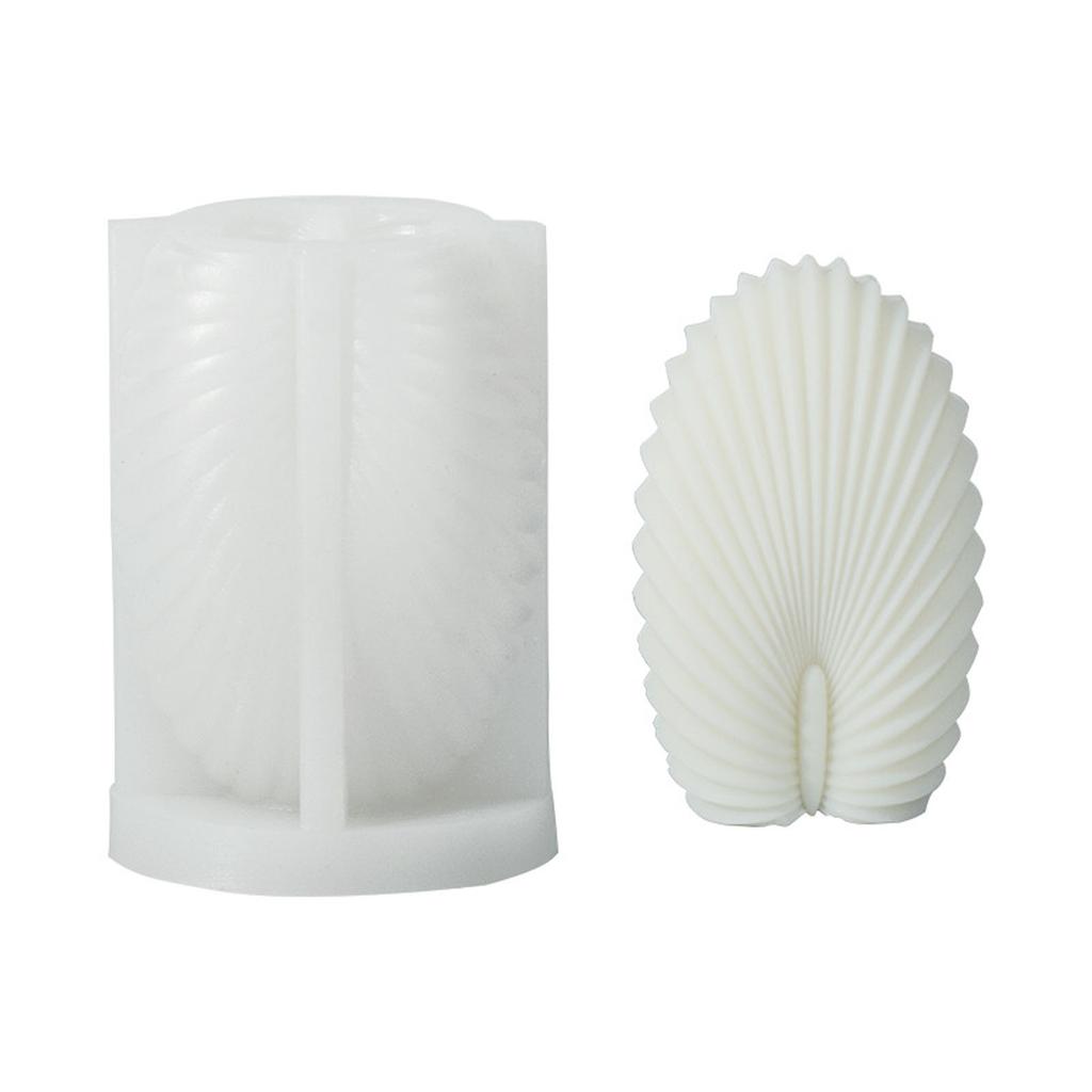 Силиконовая форма для свечей, 3D-форма из эпоксидной смолы в форме ракушки для самостоятельного изготовления свечей, поделок, домашнего декора