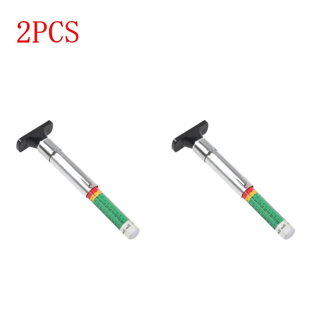 1-10PCS 25mm Car Tyre Tire Tread Depth Gauge Meter Caliper Thickness Gauges Monitoring System Tire Wear Detection Measuring Tool