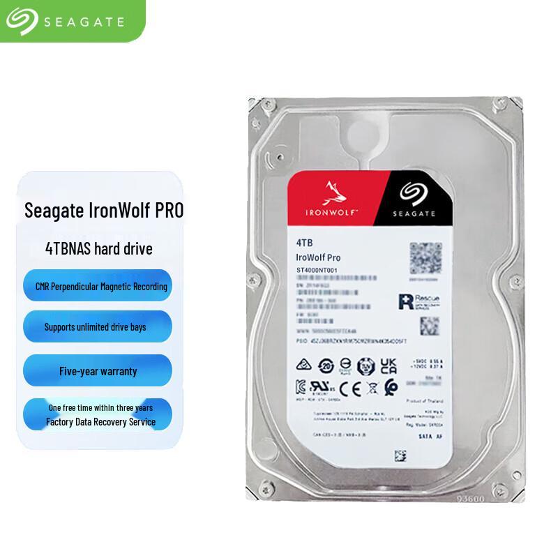 Seagate Жесткий диск IronWolf Pro для NAS