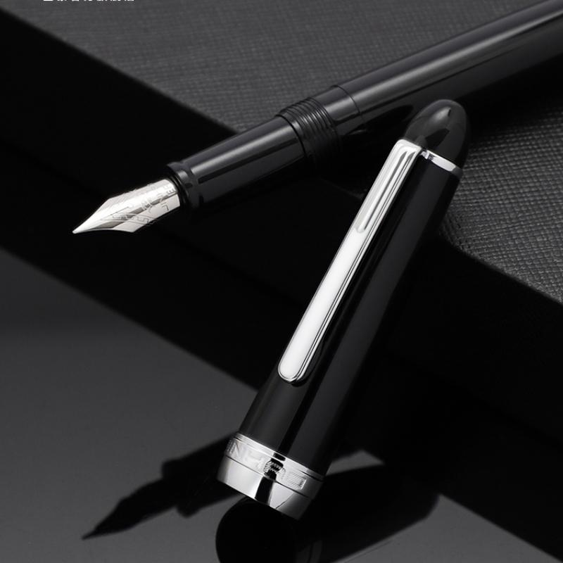 Перьевая ручка Jinhao 992 Роскошная Элегантная Каллиграфические Чернильные Ручки Прозрачный Цвет S-образный Зажим Письменные Школьные Офисные Принадлежности Канцелярские Товары