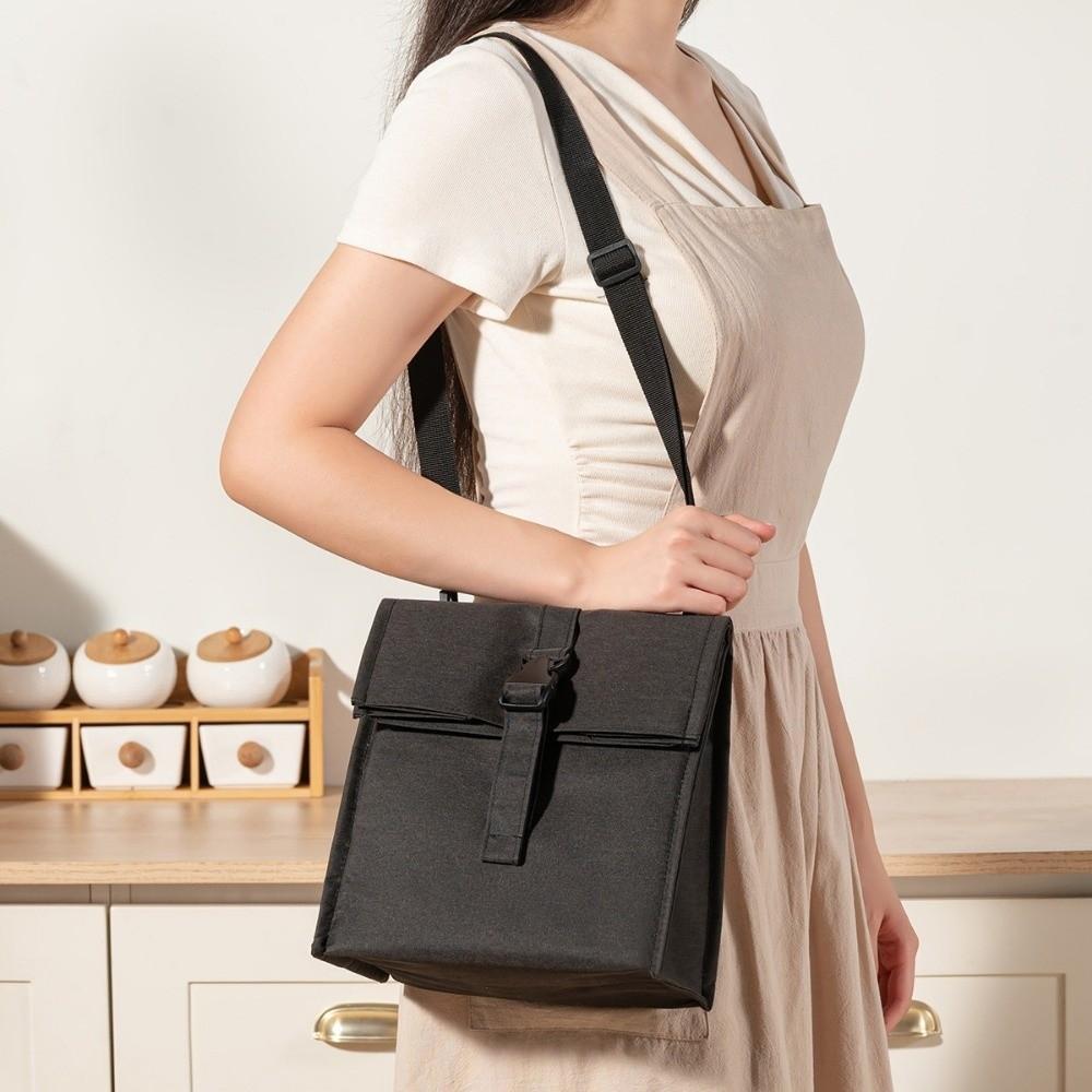 Leak-Proof Thermal Bag Waterproof Picnic Pack Japanese Style Insulated Lunch Bag  Camping