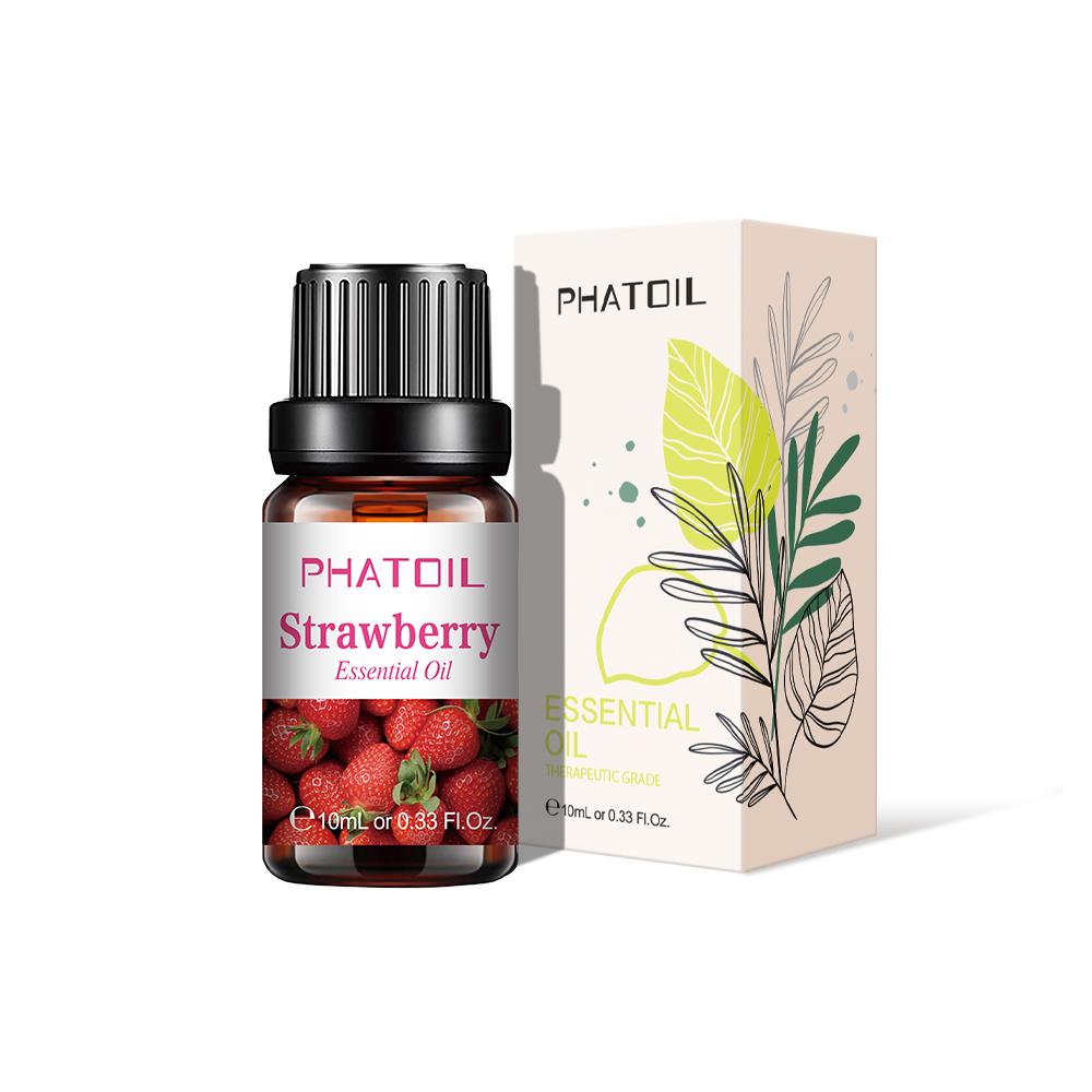 PHATOIL эфирные масла с фруктами и клубникой для ароматерапии, диффузор, увлажнитель, сделай сам, фруктовые духи, спа, уход за телом, массажное масло