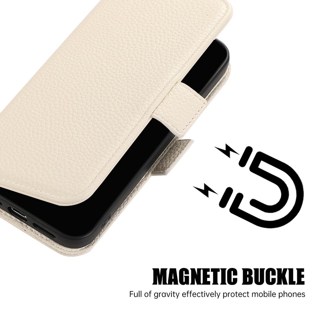 For iPhone 15 Pro Max Leather Case with Card Holder,Straps,Shockproof Wallet Phone Cover