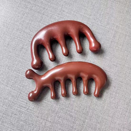 2 шт. расческа для массажа кожи головы с широкими зубцами, продвижение роста волос, ручной массажер для головы, меридиан, инструмент для массажа глаз, тела, женщин и мужчин, инструмент для ухода за волосами, подарок на день рождения