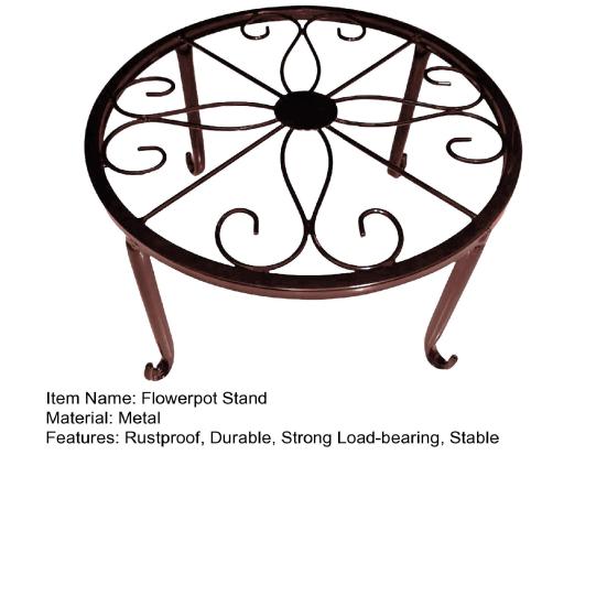 Подставка для цветочного горшка Полка для дисплея Высокая стабильность Прочная несущая нержавеющая сталь Крытый уличный горшок Полка для горшков Подставка для цветочного горшка