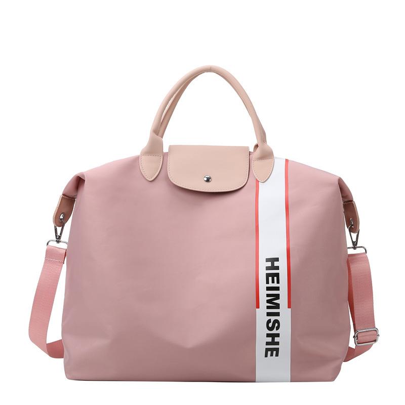 New short-distance travel bag, women's portable messenger large-capacity duffel bag, wet and dry separation sports fitness bag