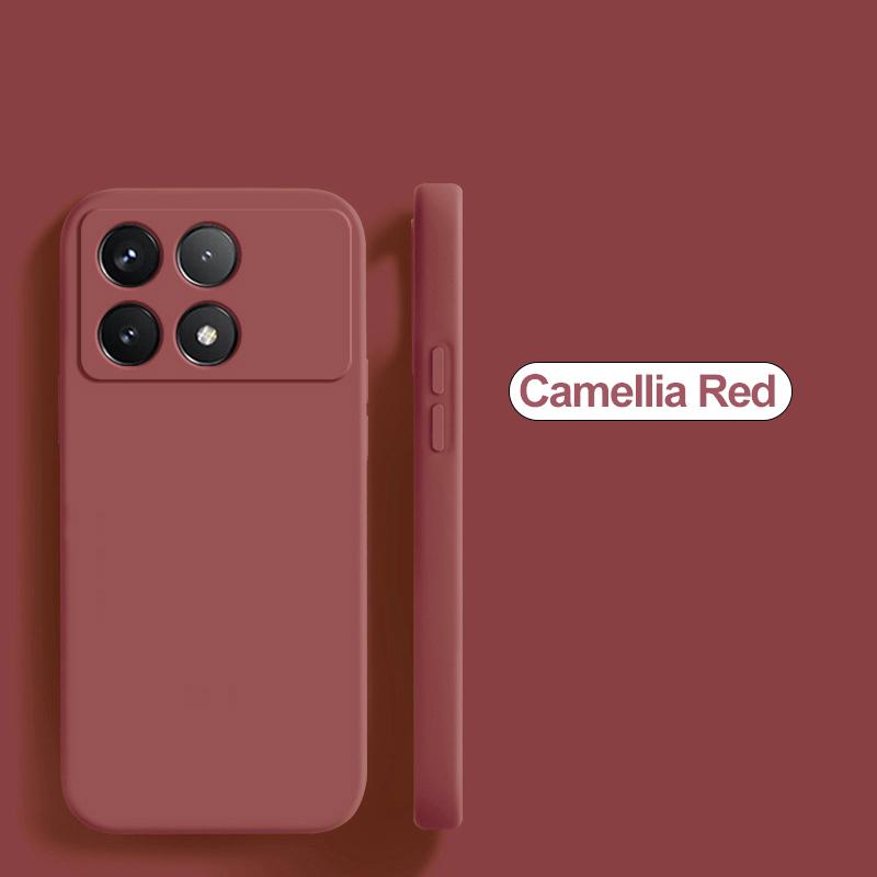 Для Poco X6 Pro Роскошные жидкие силиконовые мягкие чехлы для телефонов