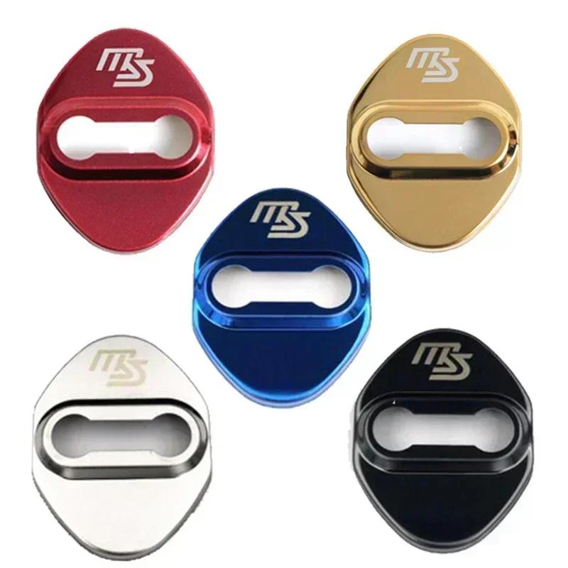 2025 Горячие 4 шт. Накладки на замки дверей автомобиля Антикоррозийные пряжки-наклейки для Mazda CX-4 CX-5 CX-3 Atenza Axela 3 6 Grand Tourer Стиль Аксе