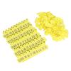 100PCS Livestock Ear Tag Thickened Plastic Convenient Identification Cattle Numbered Ear Label for