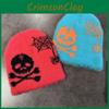 Knitted Unisex Skull Pumpkin Hat With Letter Design For Fall And Seasons Winter