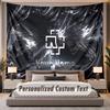 Custom Name Text Tapestry Rammstein Personalized Polyester Wall Tapestry For Bedroom And Room