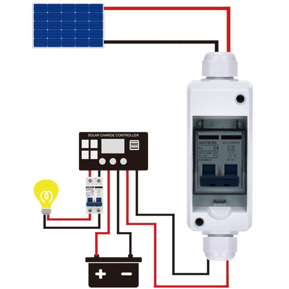 IP65 Комбинаторная коробка M20 Кабель Солнечная фотоэлектрическая 10-63A