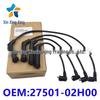 27501-02H00 Комплект высоковольтных проводов зажигания для моделей Hyundai/Kia