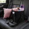 Space Saving Drink Holder for Drawer Beverage Pouch with Adjustable Strap, Reusable Waterproof 4 Cup Carrier Multi Group Orders Holder, Foldable