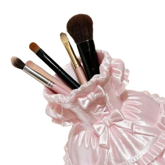 Makeup Brush Storage Box Princess Dress Shape 3D Printed Pen Holder