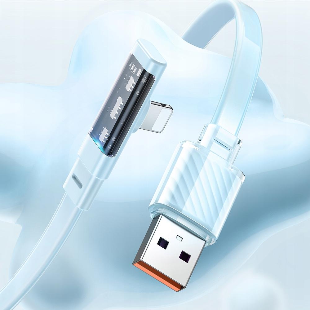 Cable For Iphone, Angular, Powerful, Superfast, Mcdodo, 36W, 1.8M, Blue