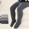 Зимние колготки и леггинсы для маленьких девочек, чулки в рубчик для девочек, теплые колготки из хлопка, плотные, осенний стиль