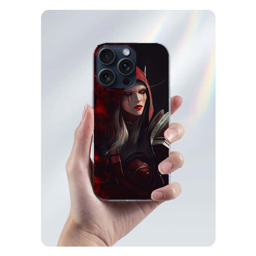 W-World Of W-Warcraft Эльф Прозрачный Чехол Для Телефона Для Iphone 17 Air 16 Pro Max 15 Pro 14 Plus 17E 16E 11 13 12 Mini Чехлы Fundas