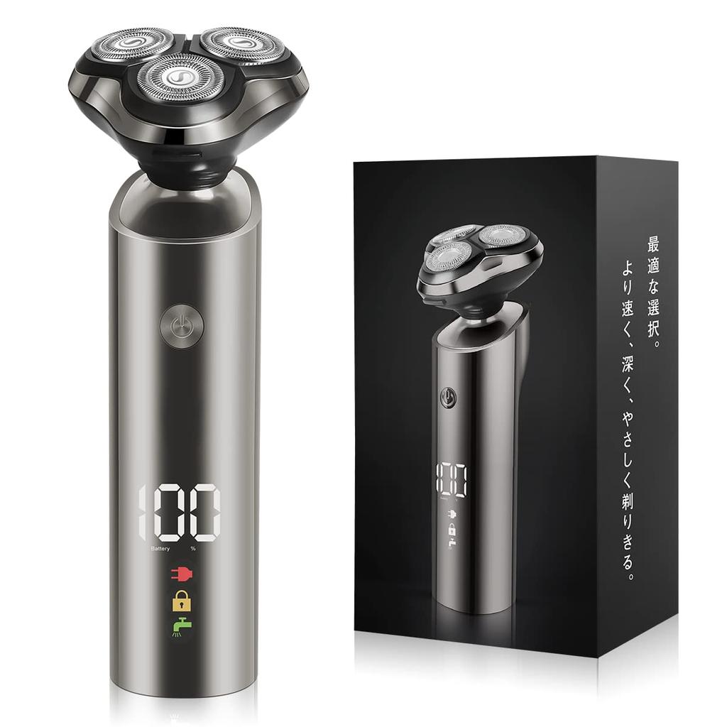 Electric Electric Rotating For Both Wet and Dry IPX6 Can Shave In the USB Log Function Suitable for Overseas Men's Shaver, Men's Shaver, Shaver, Type,