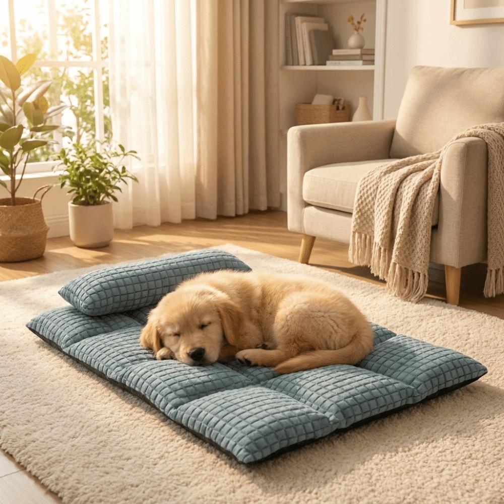 Folding Dog Sleeping Mat Breathable Pet Cool Bed Mat Universal Dog Cooling Mat Indoor Use