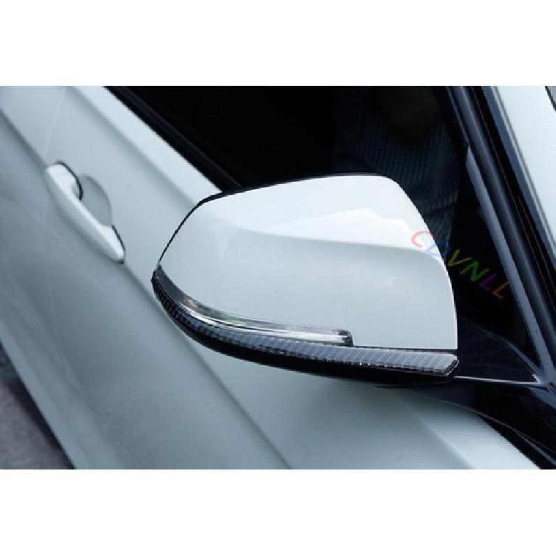 For BMW 3 4 Series GT 2013-2019 Real Carbon Fiber Exterior Rear View Mirror Trim
