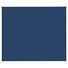 VidaXL Weighted Blanket Blue 220x260 Cm 11 Kg Fabric 350802