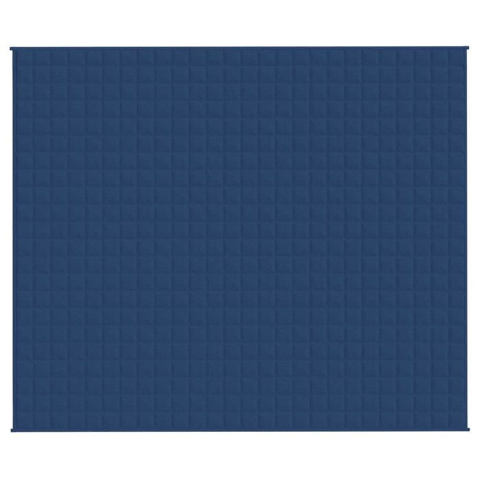 VidaXL Weighted Blanket Blue 220x260 Cm 11 Kg Fabric 350802
