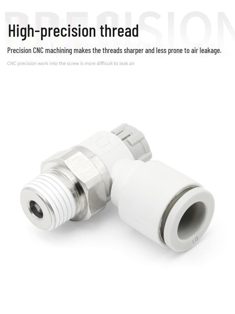 PTL Pneumatic Throttle Valve, Push-Lock Mini Connector, Speed Control Valve PTL4M401 6M5 601A-M