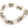 [D2309] - White 'Big Bang Crystal' Designer Bracelet