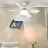 E27 Потолочный вентилятор со светодиодной подсветкой 30 Вт AC86-265 В 110 В 220 В Вентилятор Светильник для внутреннего офисного рынка Белый свет Люстра Вентилятор