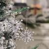 6pcs Acrylic Snowflake Pendant For Christmas Tree Decoration Transparent Snowflake Pendant Hanging Ornament For New Year Home Party