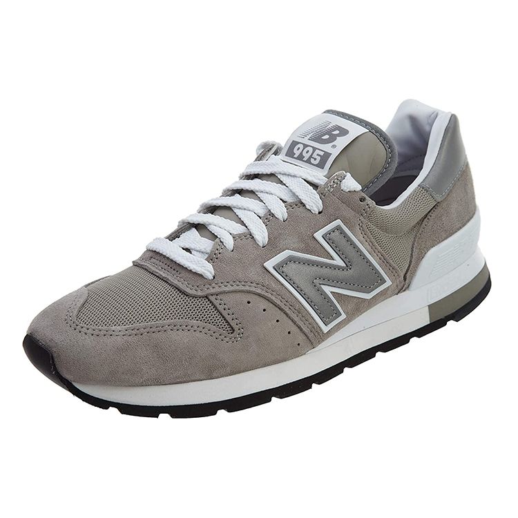 New Balance 995 Made In USA Серые серебристые кроссовки унисекс Белые M995GR