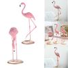 2x Flamingo Figurines Artisinat Birds Style Ins for