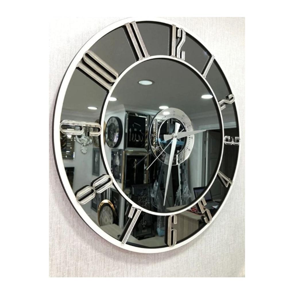 Decorative Wall Clock With Real Mirror (40cm)