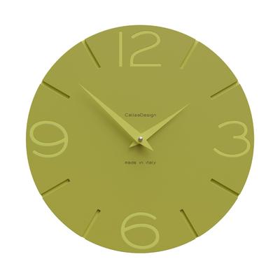 CalleaDesign SMILE Настенные часы Оливковый Цитрон
