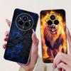 Чехол для Realme 14 Pro 5G 2025 Чехол Крутой Мультяшный Дракон Лев Мягкий Прозрачный Силиконовый Чехлы для Телефона Для Realme 14 Pro+ 14Pro Plus Capa