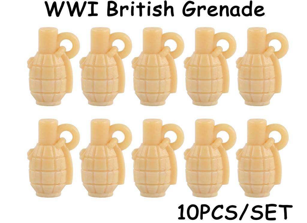 MOC Военный нефтяной бочонок WW2 Ящик для оружия Набор строительных блоков Военная сцена Аксессуары Пуля Мотоцикл Мешок с песком Блочные кирпичи Игрушки Наборы для игры