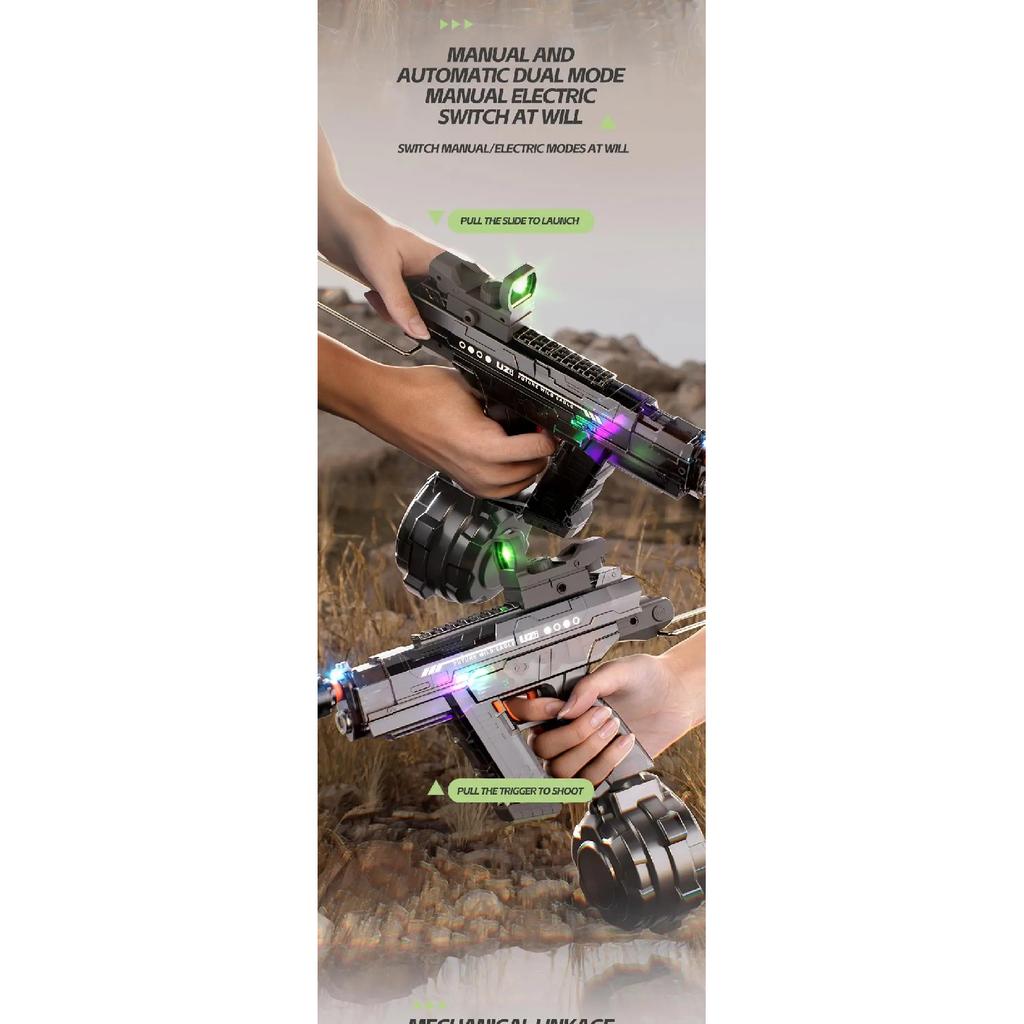 UZI Electric Water Gun Toys for Kids Summer Outdoor Beach Pool Shooting Games Toy Children Automatic Continuous Water Squirt Gun