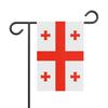 Drapeau Jardin Géorgie – 32 X 47.5 Cm – Polyester Résistant – Format Vertical – Extérieur