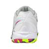Mizuno Wave Claw 4 Badminton Size 2E Shoes, White/Ice Blue, 27.5 cm,