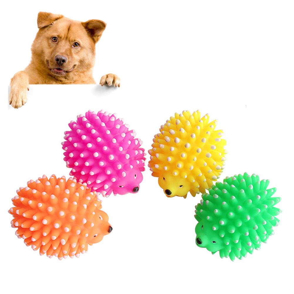 Pet Chew Puppy Hedgehog Play Интерактивная скрипучая игрушка в форме собаки с царапинами