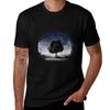 Black Sun In the Space T-Shirt Man T Shirt Graphic Man T Shirts High Quality Luxury Brand Cotton T Shirts Man 100% T-Shirt
