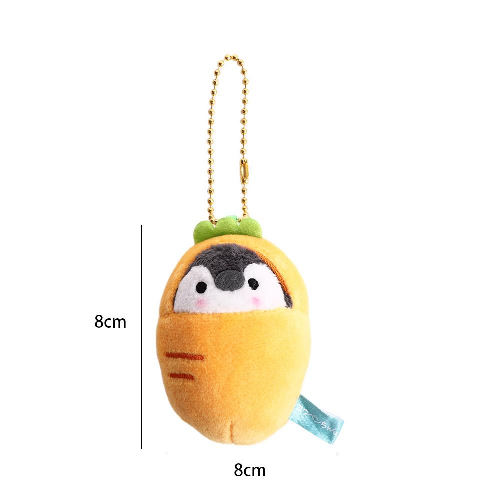 Pendant PP Cotton Sauna Women Key Holder Penguin  Pendant Plush Key Chain Korean Style Key Buckle