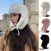 Knitted Lei Feng Hat Warmth Cold Hat Versatile Cycling Coldproof Cap For Women