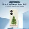 For Xiaomi Redmi Turbo 4 5G/Poco X7 Pro 5G Case Christmas Tree Pattern Printing Straight Edge TPU Phone Back Cover