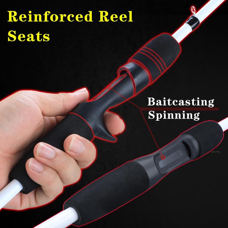 Удочки, 3 секции, дорожные спиннинговые удочки для литья, M Power Bass, форель, удочка