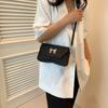 Bow Bag Fashion Foreign Style 2025 Flash Sequins Fashion Versatile Shoulder Messenger Bag