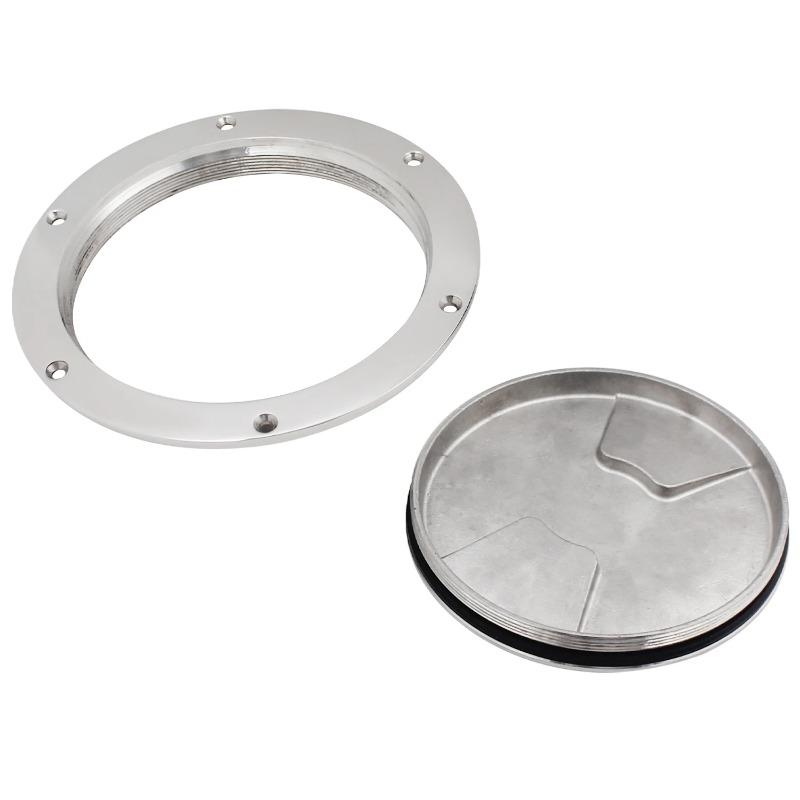 3/4/5/6 Inch Marine Floor Access Panel Hatch 316 Boat Stainless Steel Boat Round Disc Deck Inspection Plate Hatch Kayak